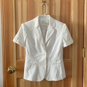 Ann Taylor Loft fully lined short sleeve blazer